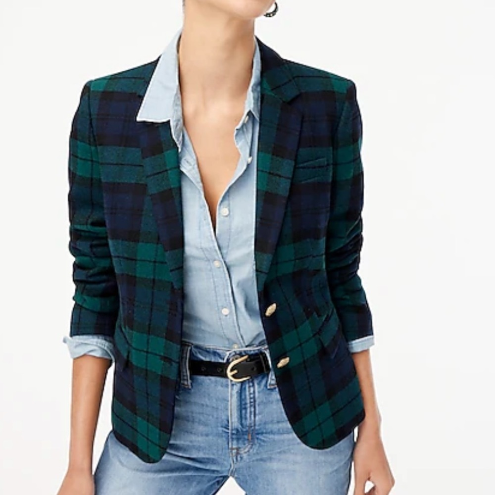 J. Crew Plaid Blazer